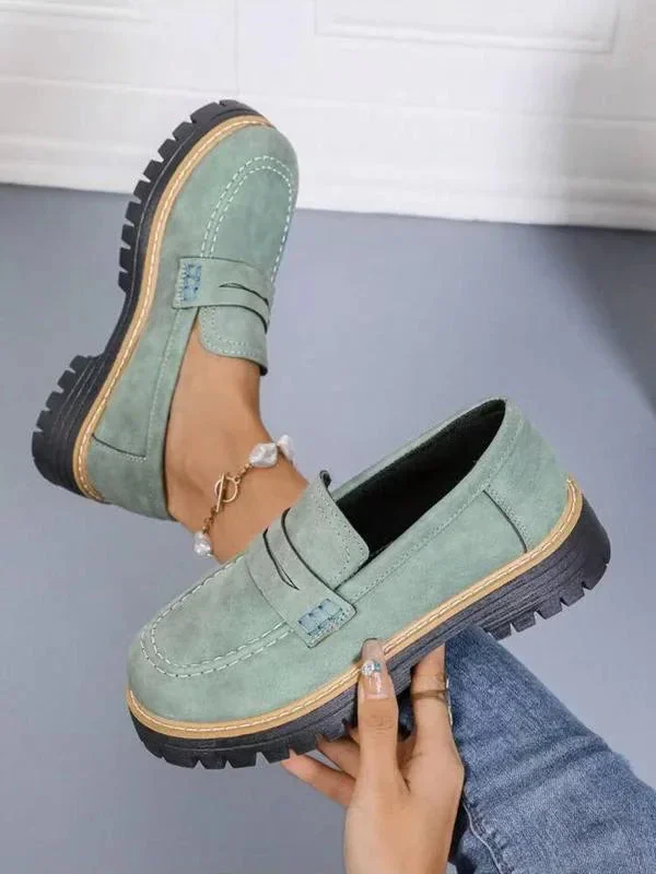 AURORA - Solid Color Loafers